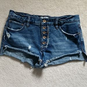 Free people denim shorts sz 27